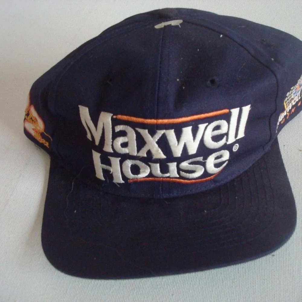 MAXWELL HOUSE SNAPBACK NASCAR‎ RACING 90S HAT CAP VINTAGE 00S Y2K M4